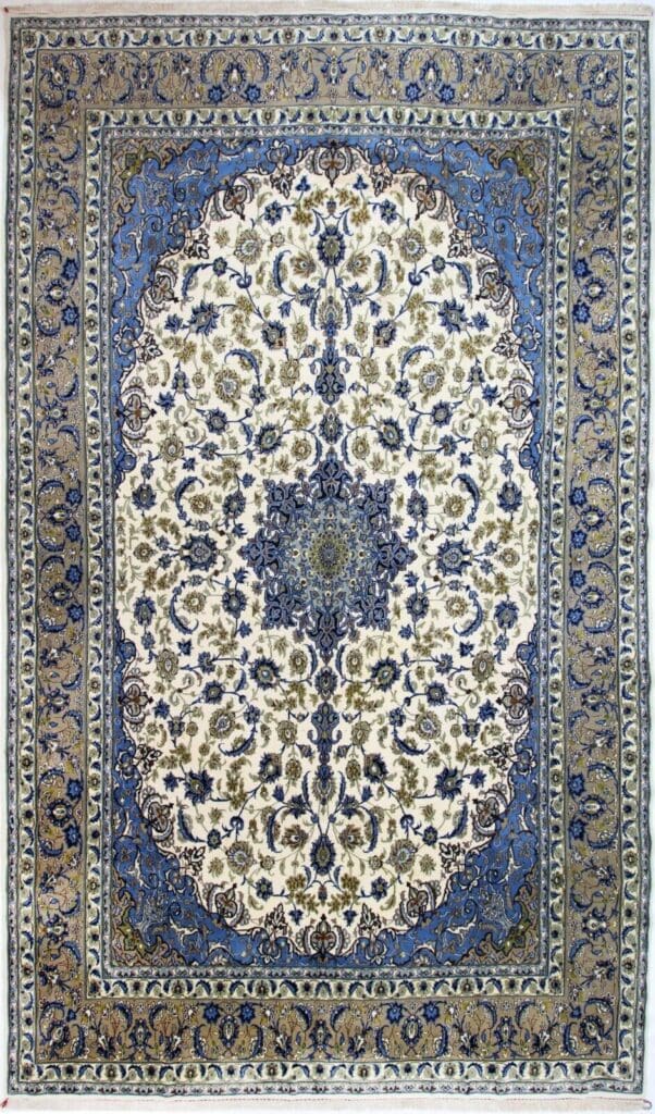 Perserteppich Isfahan 433 x 252 cm Wolle handgeknüpft