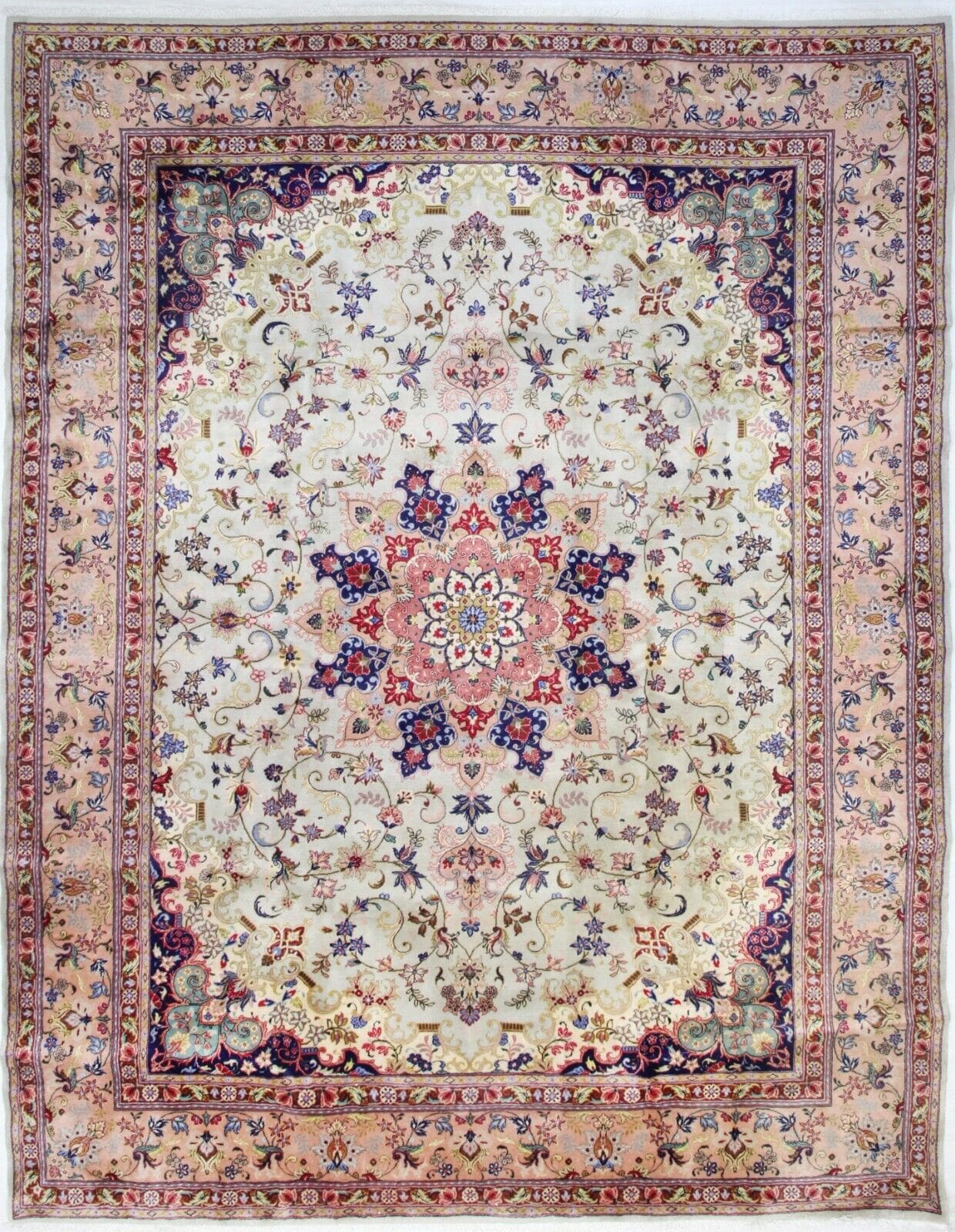 Perserteppich Tabriz 387 x 300 cm Wolle handgeknüpft