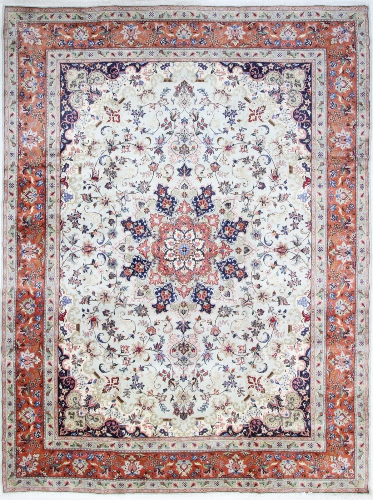 Perserteppich Tabriz 394 x 300 cm Wolle handgeknüpft