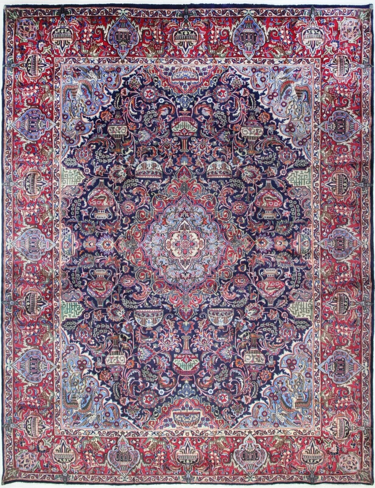 Perserteppich Kashmar 383 x 295 cm Wolle handgeknüpft