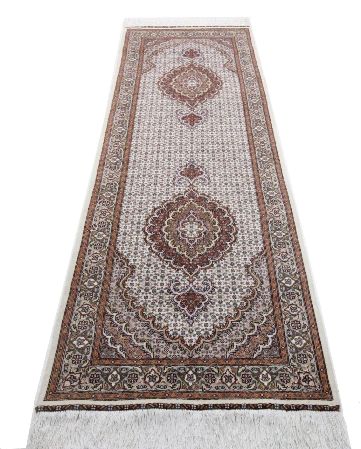 Perserteppich Tabriz 247 x 80 cm Wolle handgeknüpft