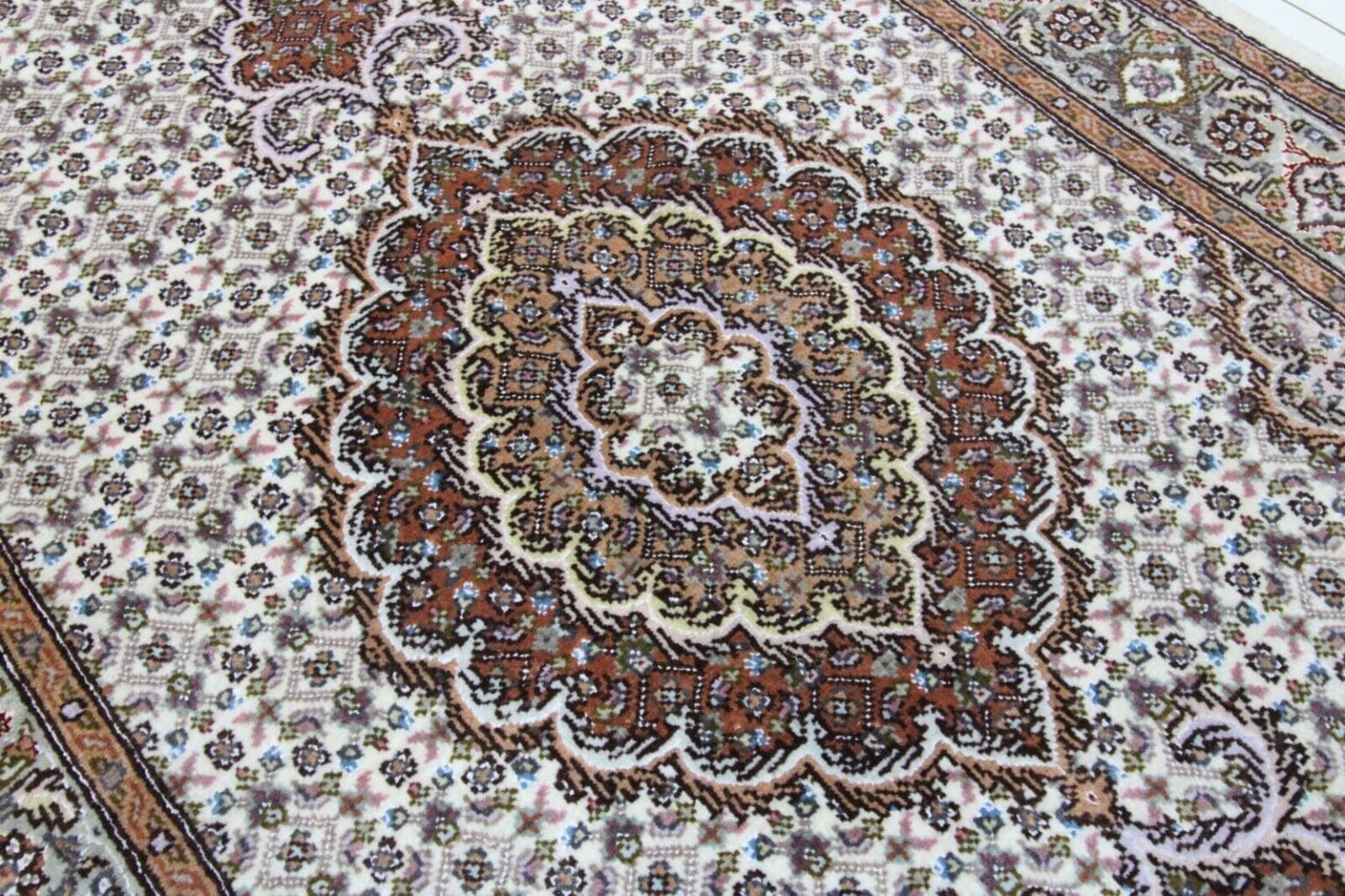 Perserteppich Tabriz 247 x 80 cm Wolle handgeknüpft