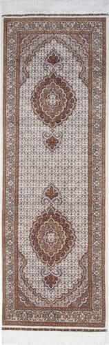Perserteppich Tabriz 247 x 80 cm Wolle handgeknüpft