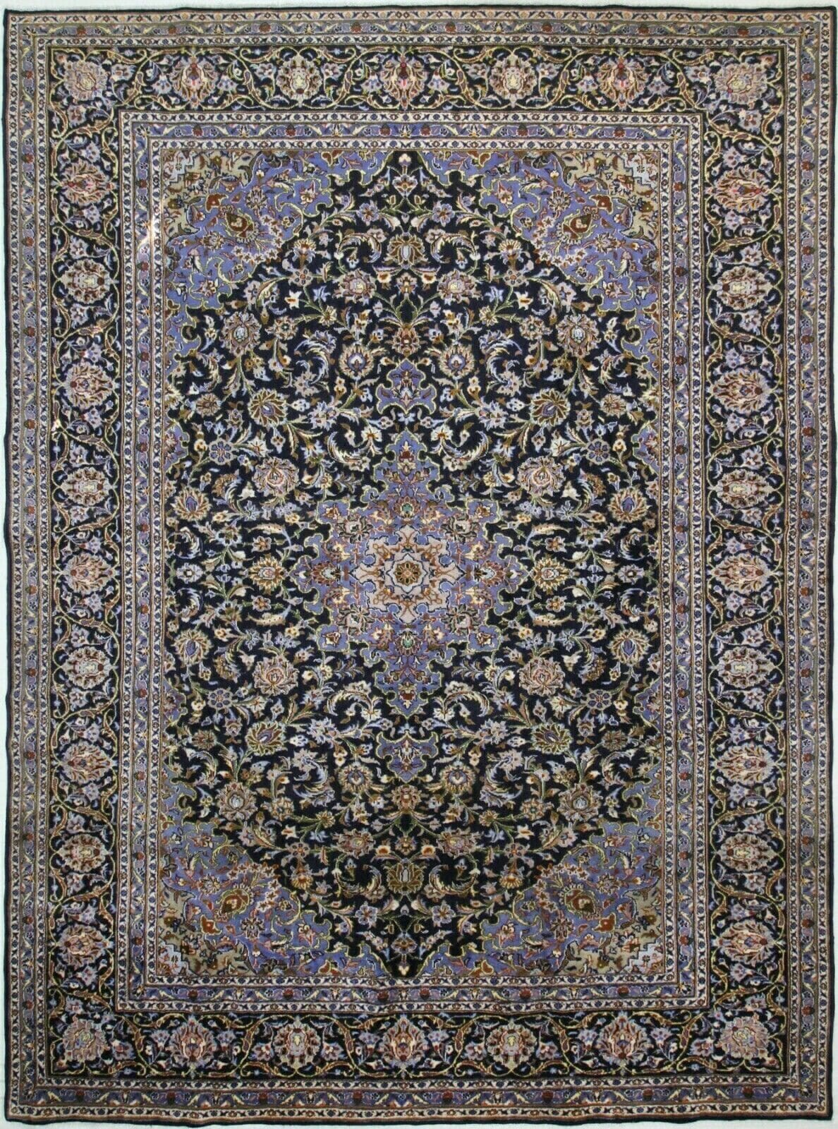 Perserteppich Keshan 396 x 300 cm Wolle handgeknüpft
