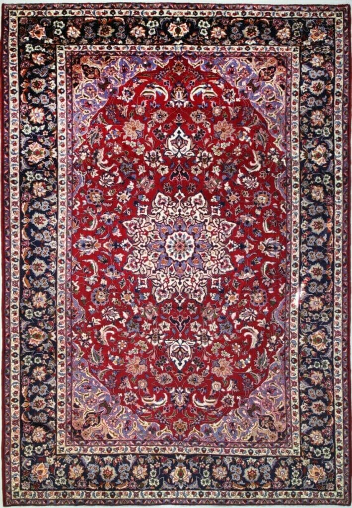 Perserteppich Isfahan 420 x 296 cm Wolle handgeknüpft