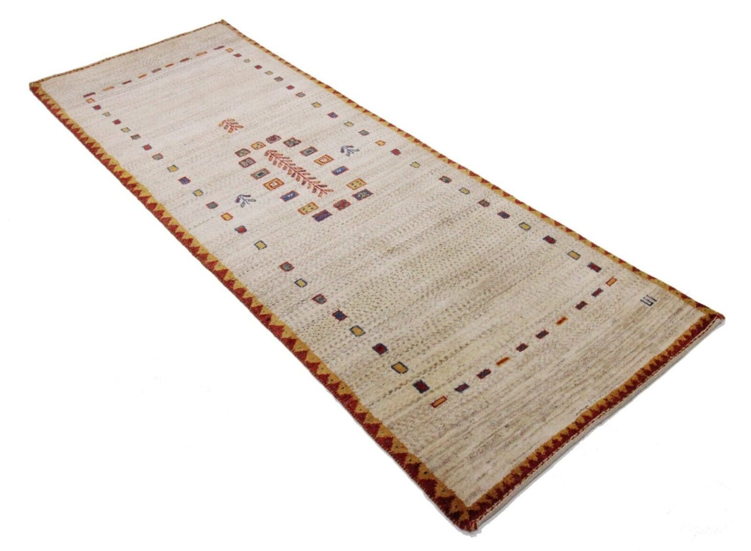 Perserteppich Ghashghai 240 x 82 cm Wolle handgeknüpft