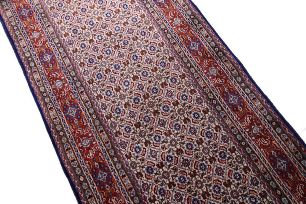 Perserteppich Moud 280 x 76 cm Wolle handgeknüpft