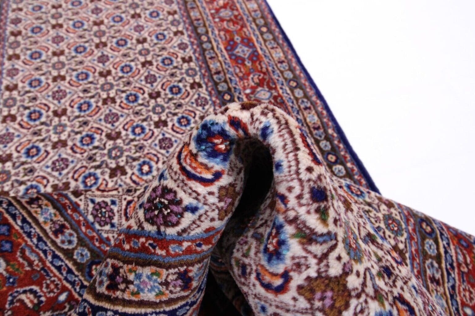 Perserteppich Moud 280 x 76 cm Wolle handgeknüpft