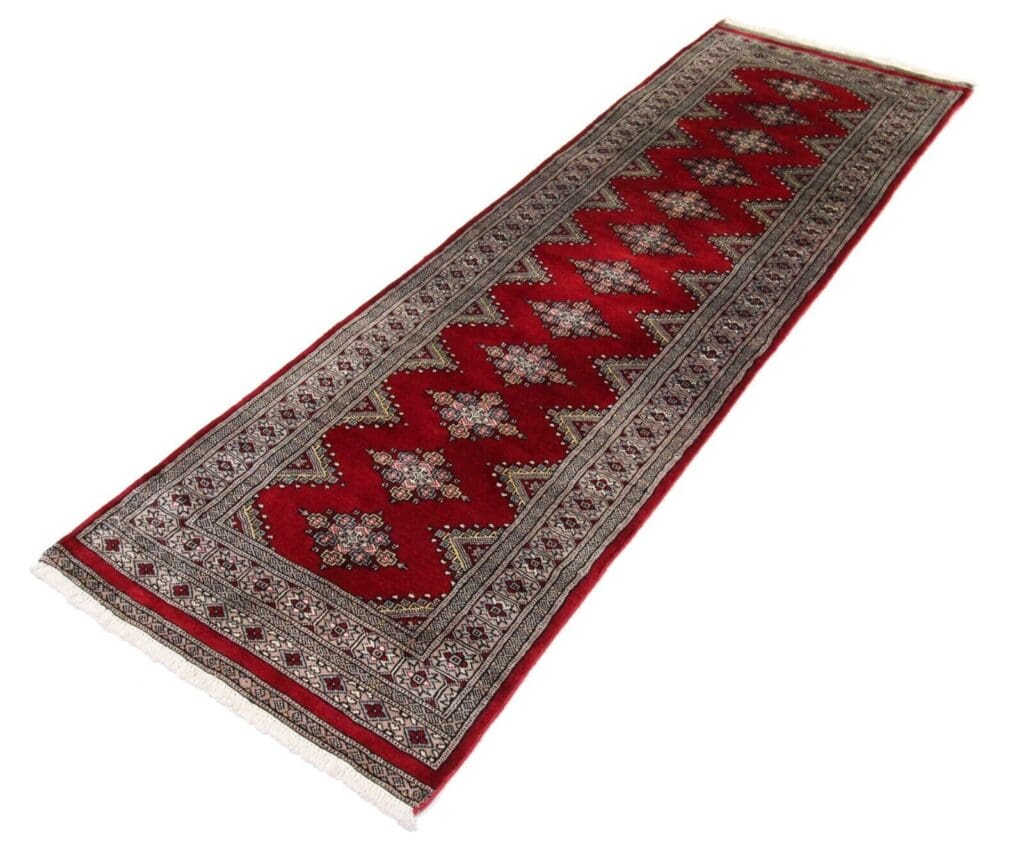 Orientteppich Pakistan 242 x 80 cm Wolle handgeknüpft