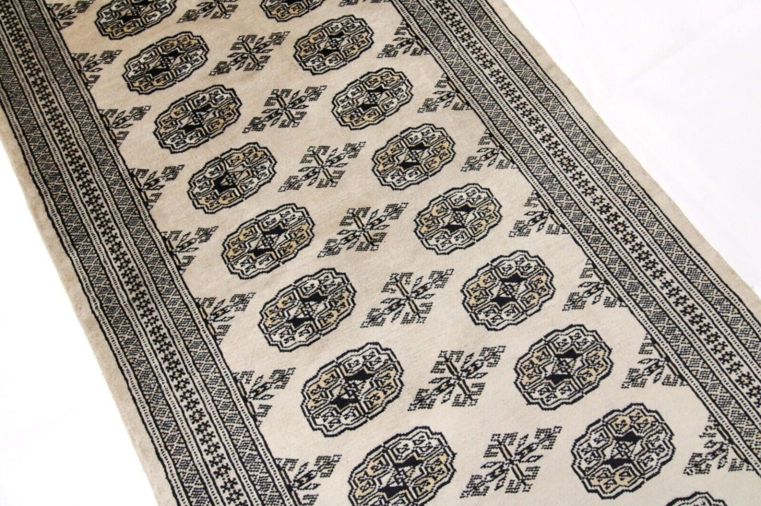 Orientteppich Pakistan 304x79 cm Wolle handgeknüpft