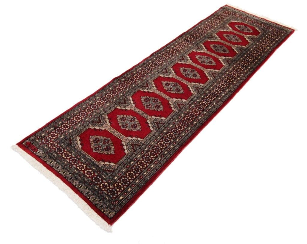 Orientteppich Pakistan 230x78 cm Wolle handgeknüpft