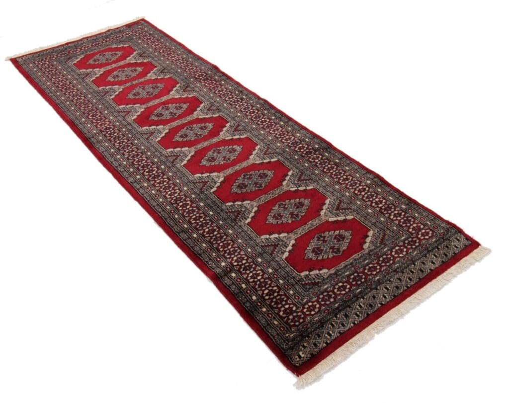 Orientteppich Pakistan 230x78 cm Wolle handgeknüpft