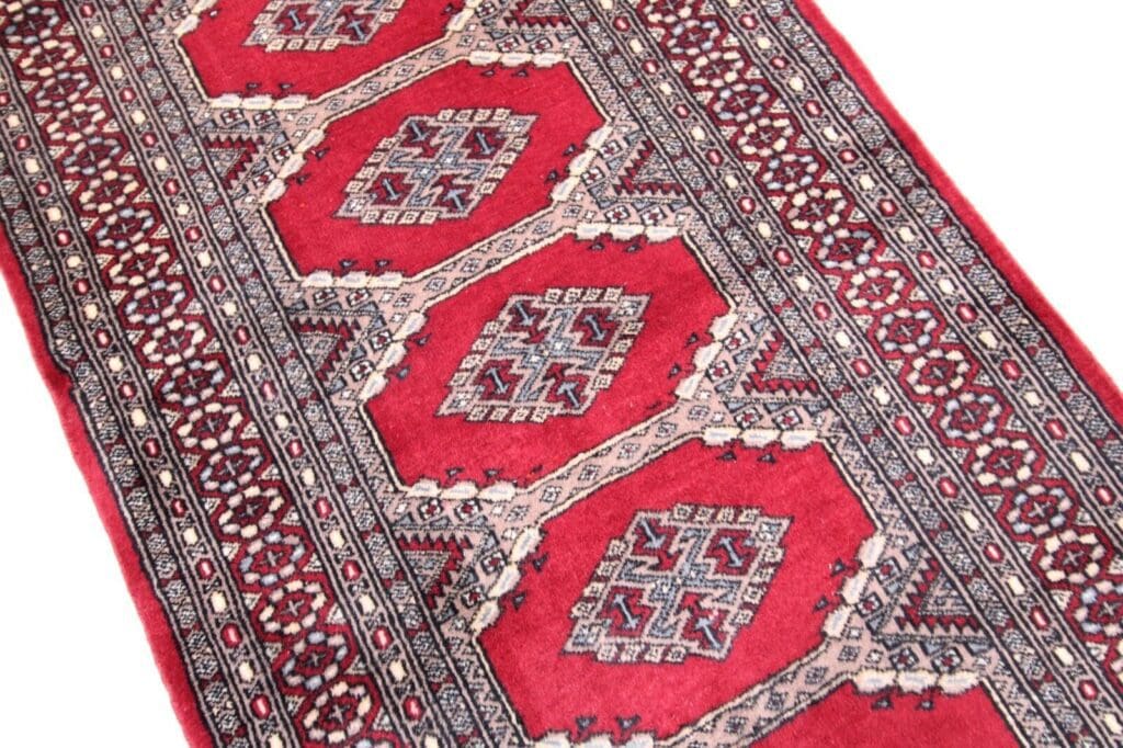 Orientteppich Pakistan 230x78 cm Wolle handgeknüpft