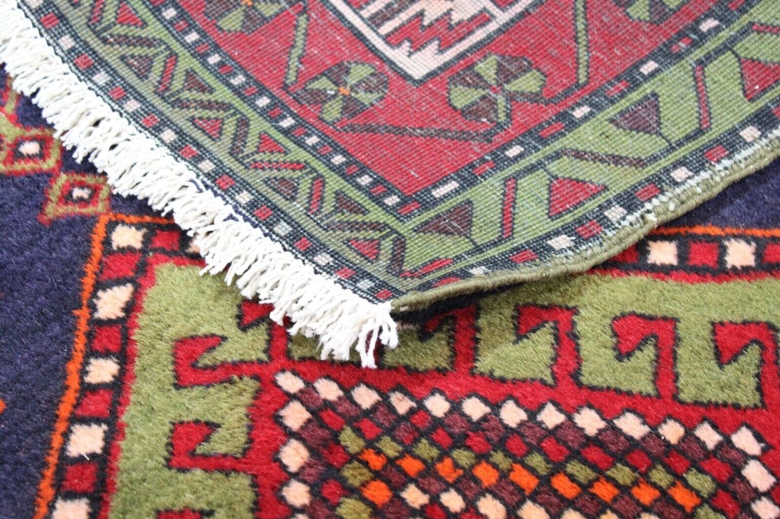 Perserteppich Hamedan 364 x 166 cm Wolle handgeknüpft