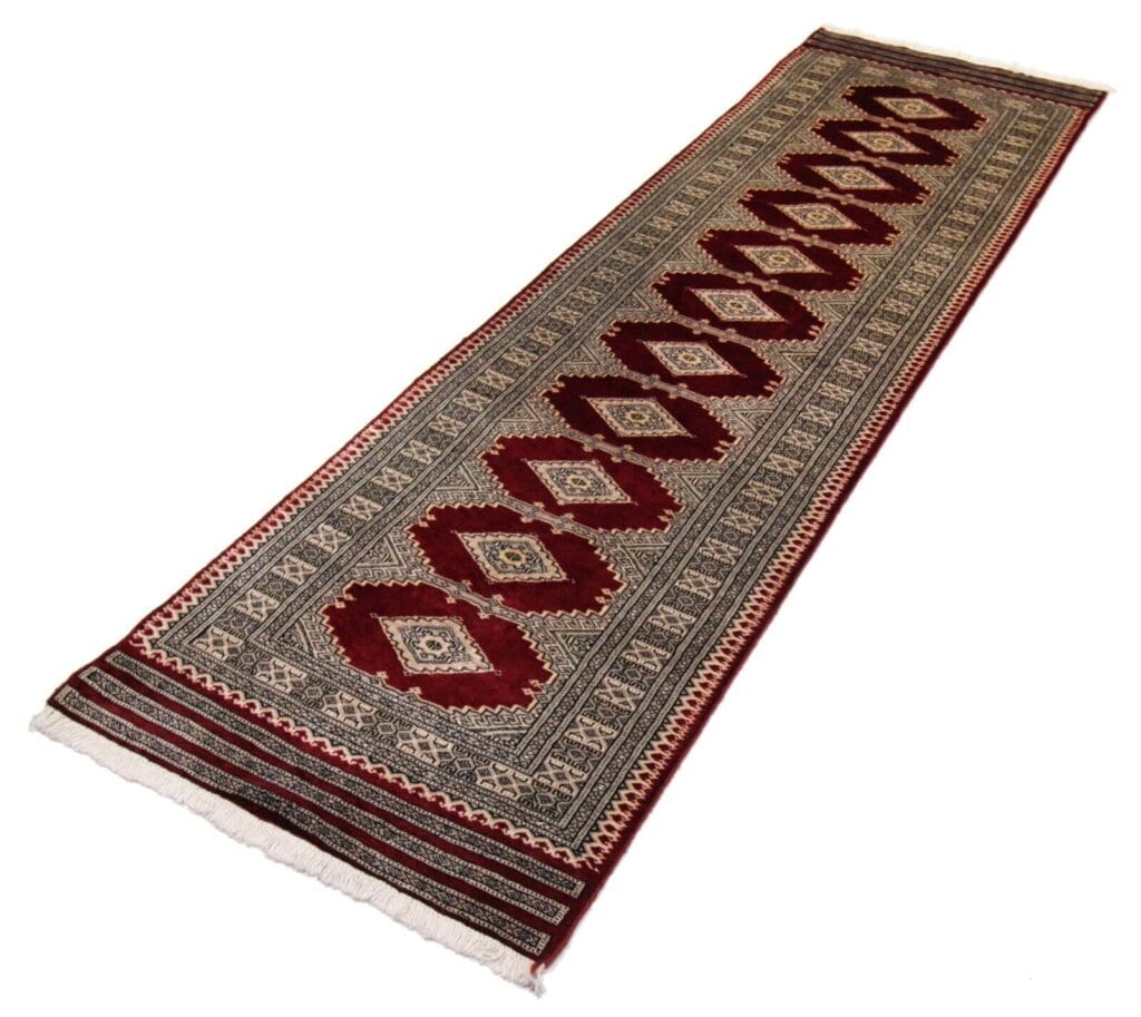Orientteppich Pakistan 251 x 77 cm Wolle handgeknüpft