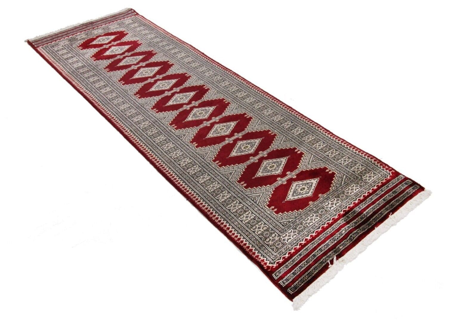 Orientteppich Pakistan 251 x 77 cm Wolle handgeknüpft