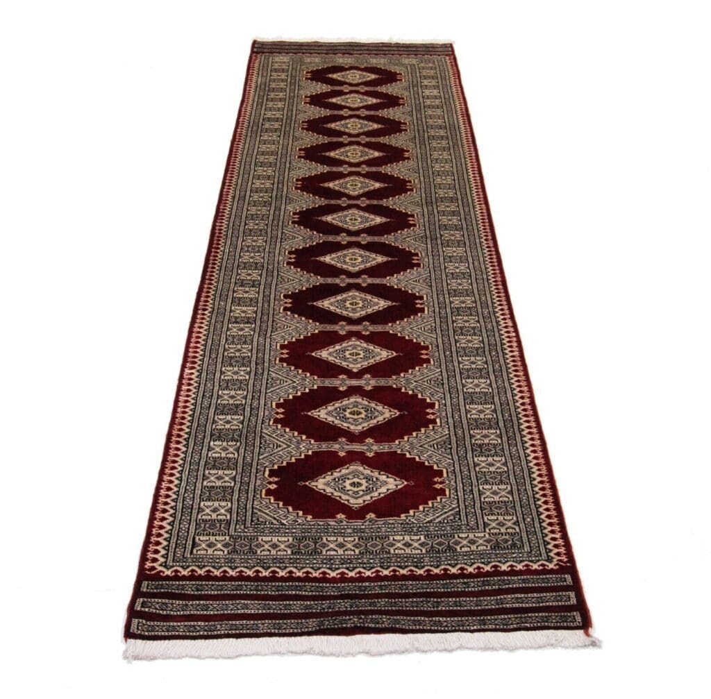 Orientteppich Pakistan 251 x 77 cm Wolle handgeknüpft
