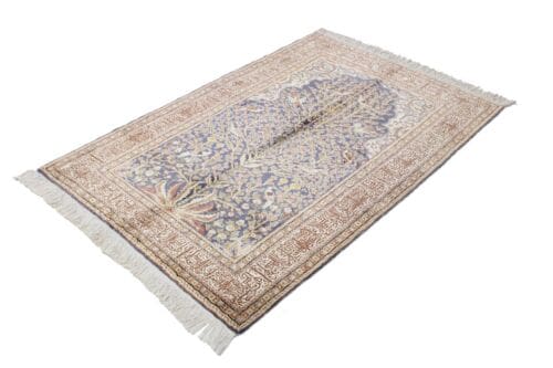 Orientteppich Kashmir 178 x 118 cm Seide handgeknüpft