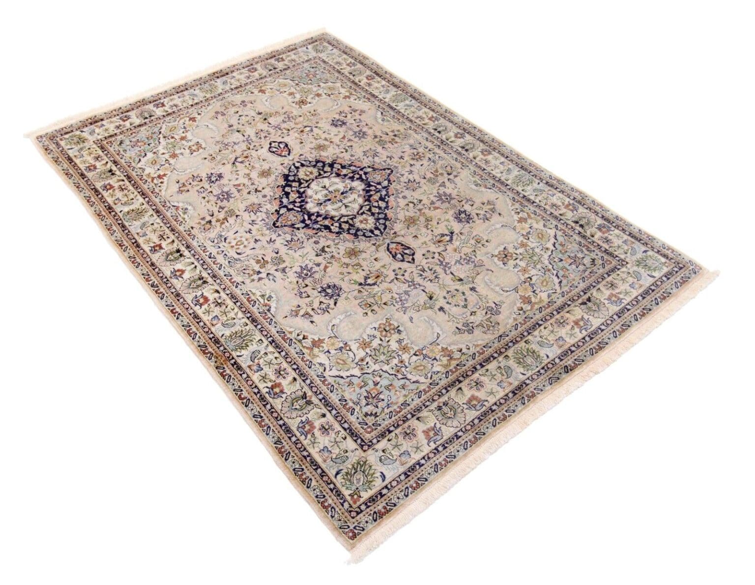 Orientteppich China 185 x 128 cm Seide handgeknüpft