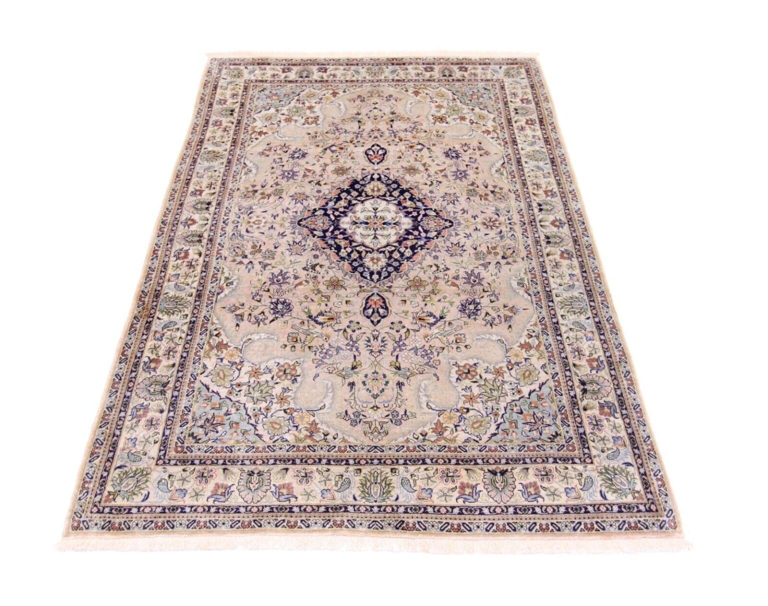 Orientteppich China 185 x 128 cm Seide handgeknüpft