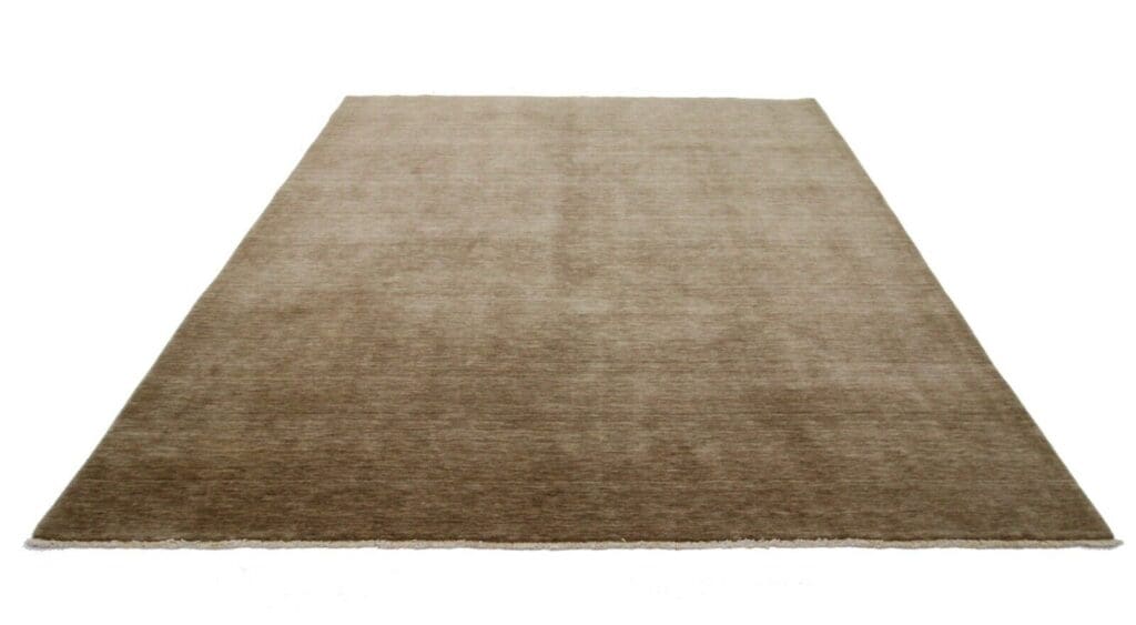 einfarbiger-perserteppich-251x245-cm-handgeknupft-top-zustand-2 Orientteppich Indien 251 x 245 cm Wolle handgeknüpft