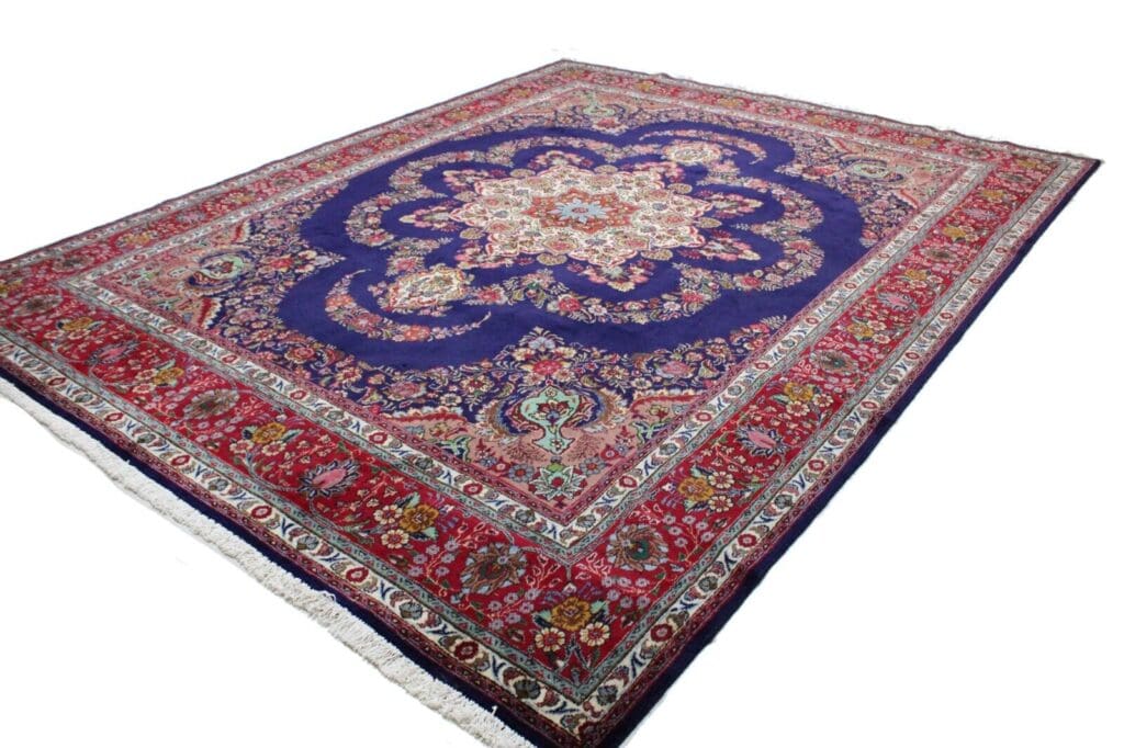 Perserteppich Täbriz 390 x 303 cm Wolle handgeknüpft