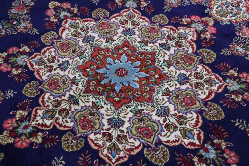 Perserteppich Täbriz 390 x 303 cm Wolle handgeknüpft