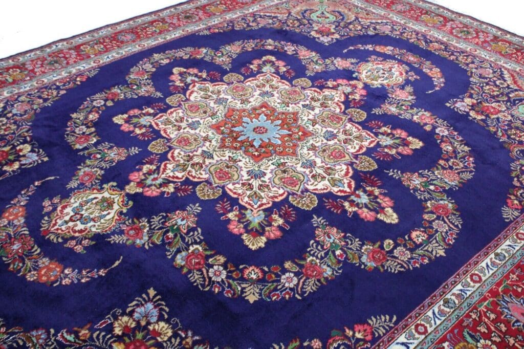 Perserteppich Täbriz 390 x 303 cm Wolle handgeknüpft