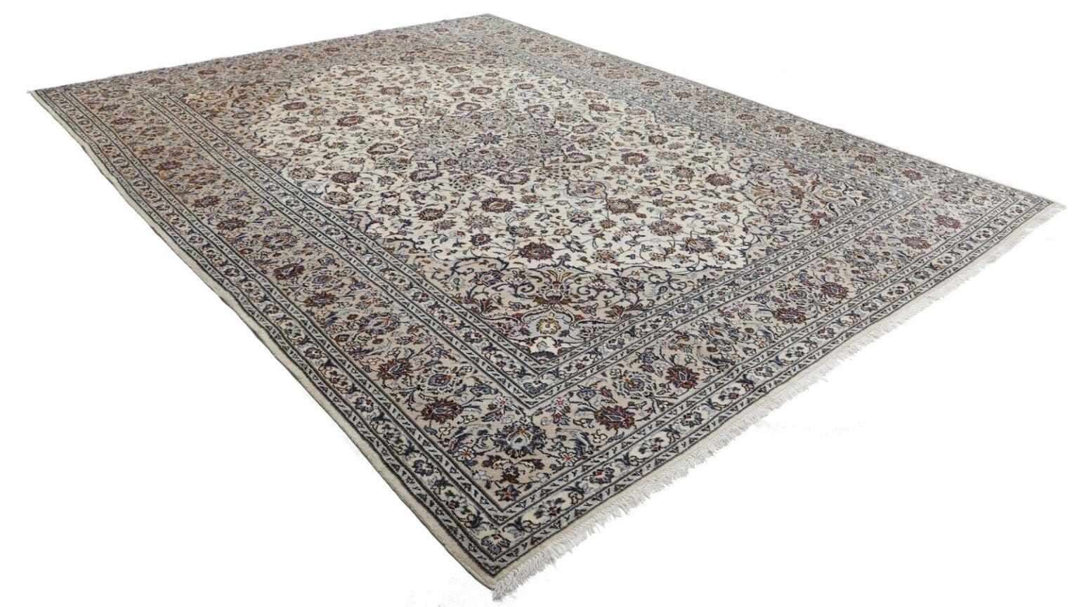 Perserteppich Keshan 385 x 291 cm Wolle handgeknüpft