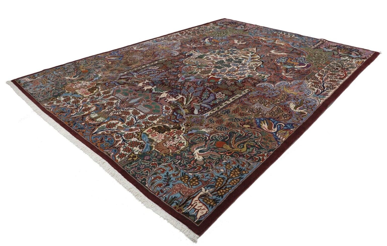 Perserteppich Kashmar 395 x 296 cm Wolle handgeknüpft