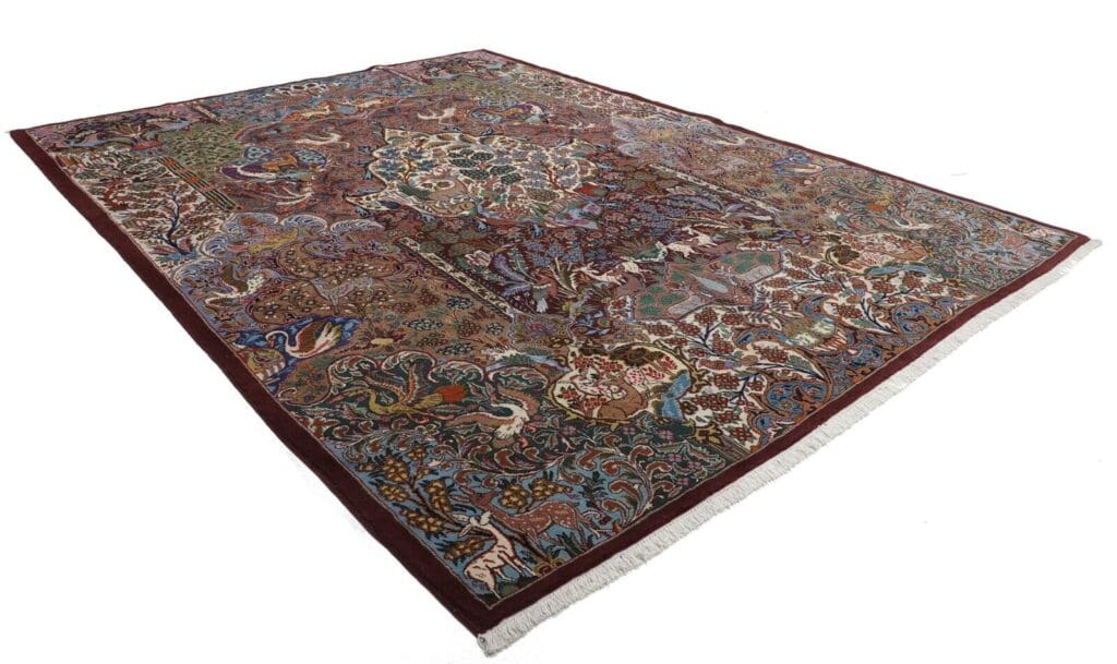 Perserteppich Kashmar 395 x 296 cm Wolle handgeknüpft