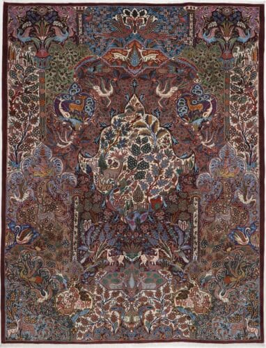 Perserteppich Kashmar 395 x 296 cm Wolle handgeknüpft