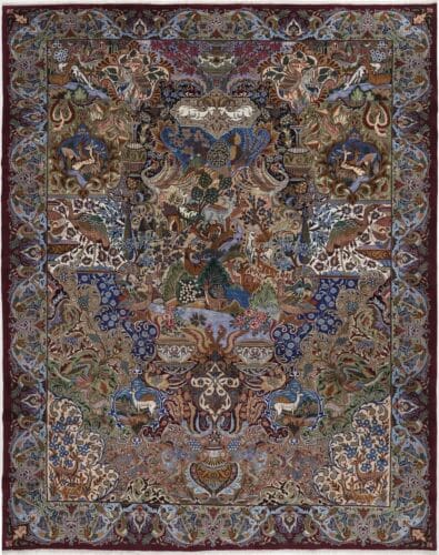 original-perserteppich-kashmar-393x312-cm-neuwertig-handgeknupft-5 Perserteppich Kashmar 393 x 312 cm Wolle handgeknüpft