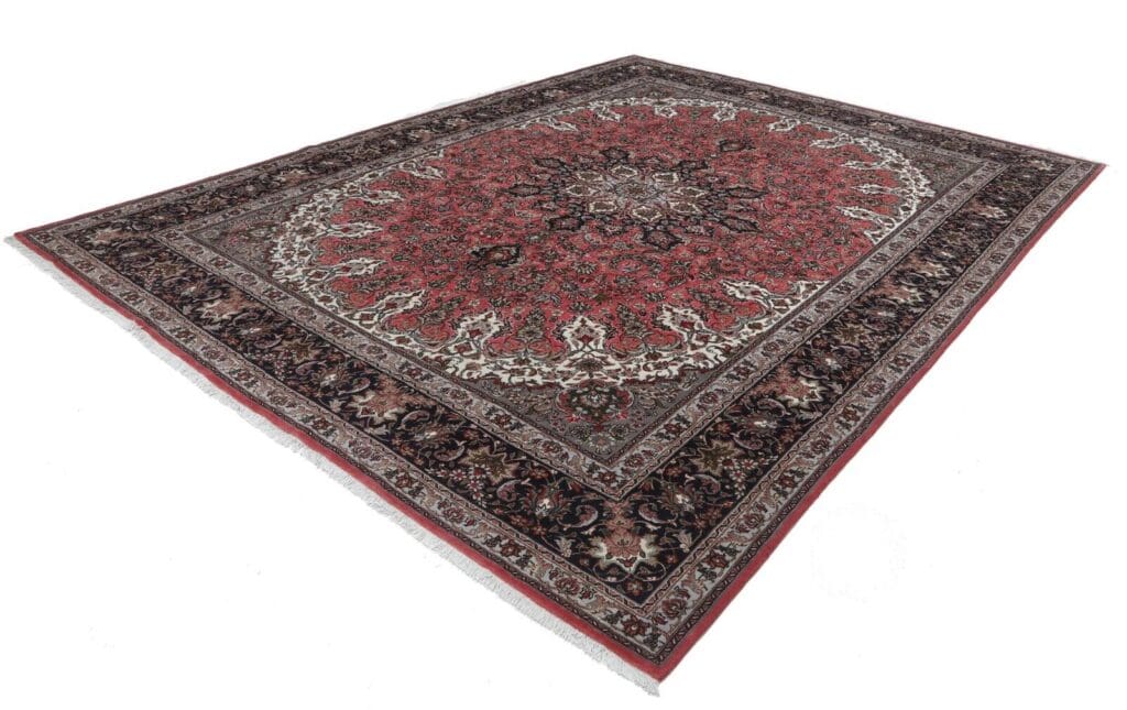 handgeknupfter-perserteppich-tabriz-390x300-cm-40-raj-top-zustand-1 Perserteppich Tabriz 390 x 300 cm Wolle handgeknüpft