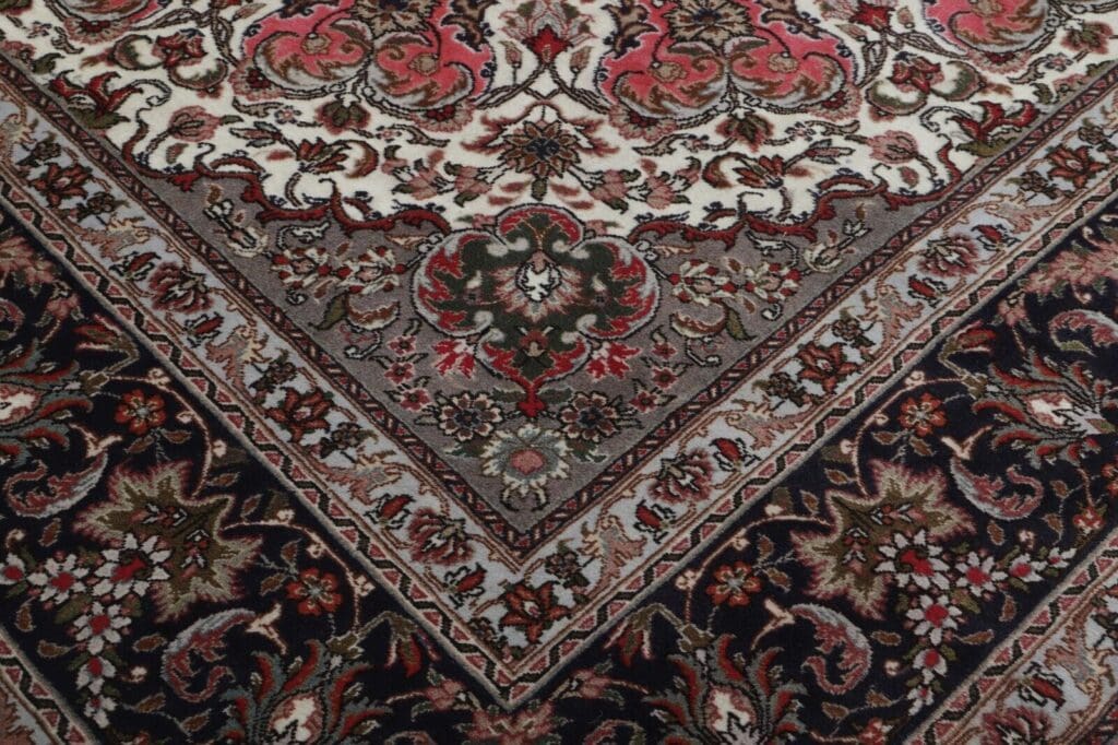 handgeknupfter-perserteppich-tabriz-390x300-cm-40-raj-top-zustand-5 Perserteppich Tabriz 390 x 300 cm Wolle handgeknüpft