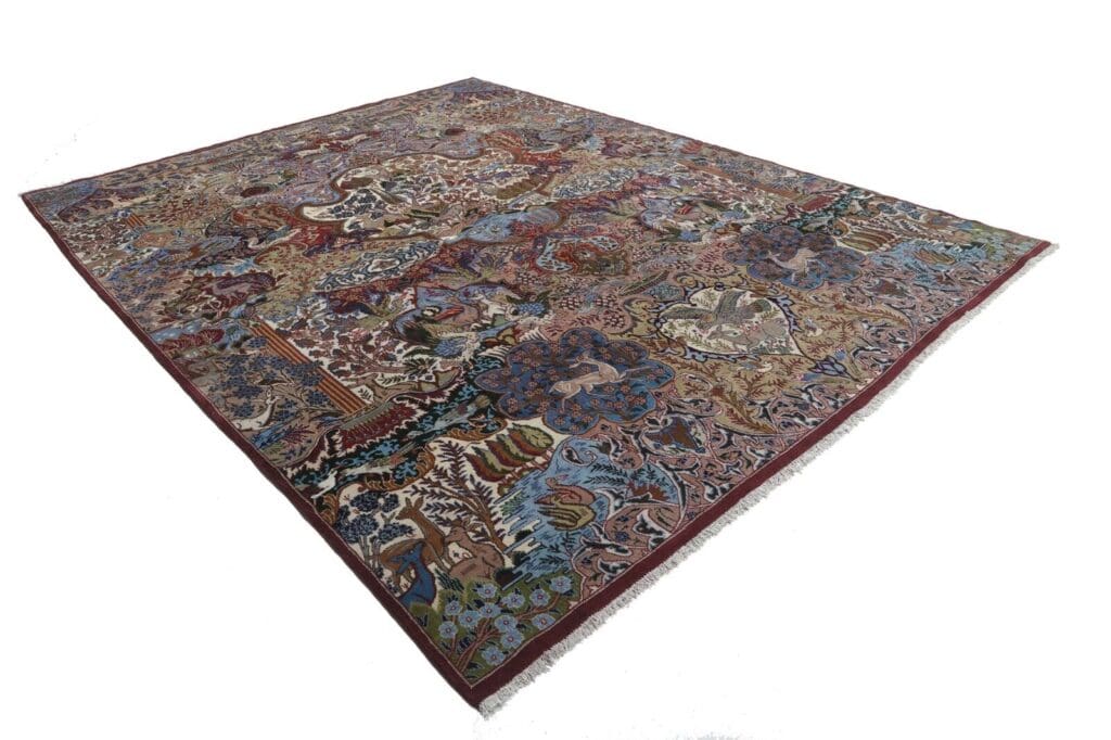 original-perserteppich-kashmar-395x298-cm-handgeknupft-orientalisch-3 Perserteppich Kashmar 395 x 298 cm Wolle handgeknüpft