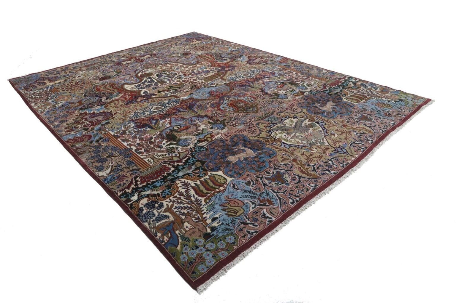 original-perserteppich-kashmar-395x298-cm-handgeknupft-orientalisch-3 Perserteppich Kashmar 395 x 298 cm Wolle handgeknüpft