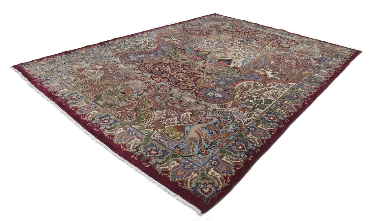 Perserteppich Kashmar 393 x 295 cm Wolle handgeknüpft
