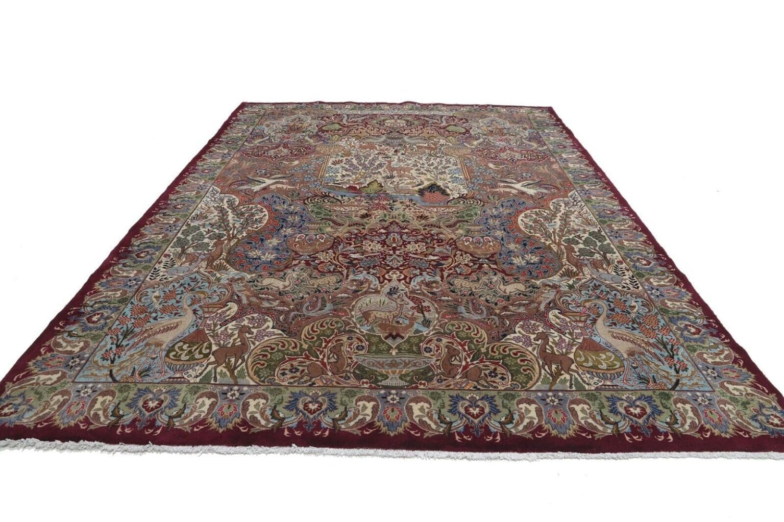 Perserteppich Kashmar 393 x 295 cm Wolle handgeknüpft