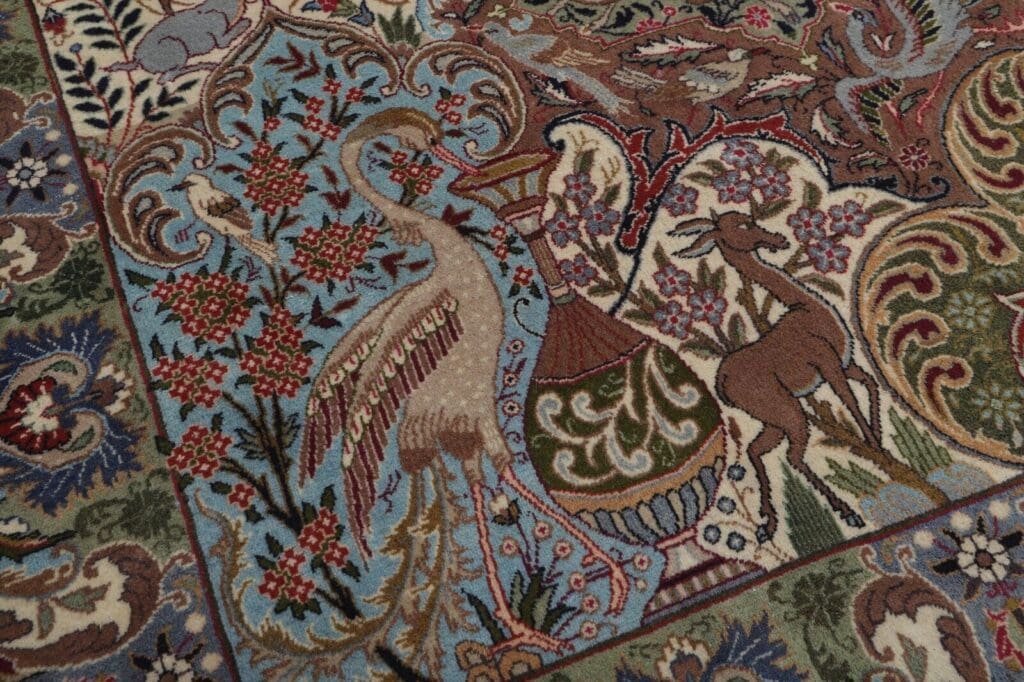 Perserteppich Kashmar 393 x 295 cm Wolle handgeknüpft