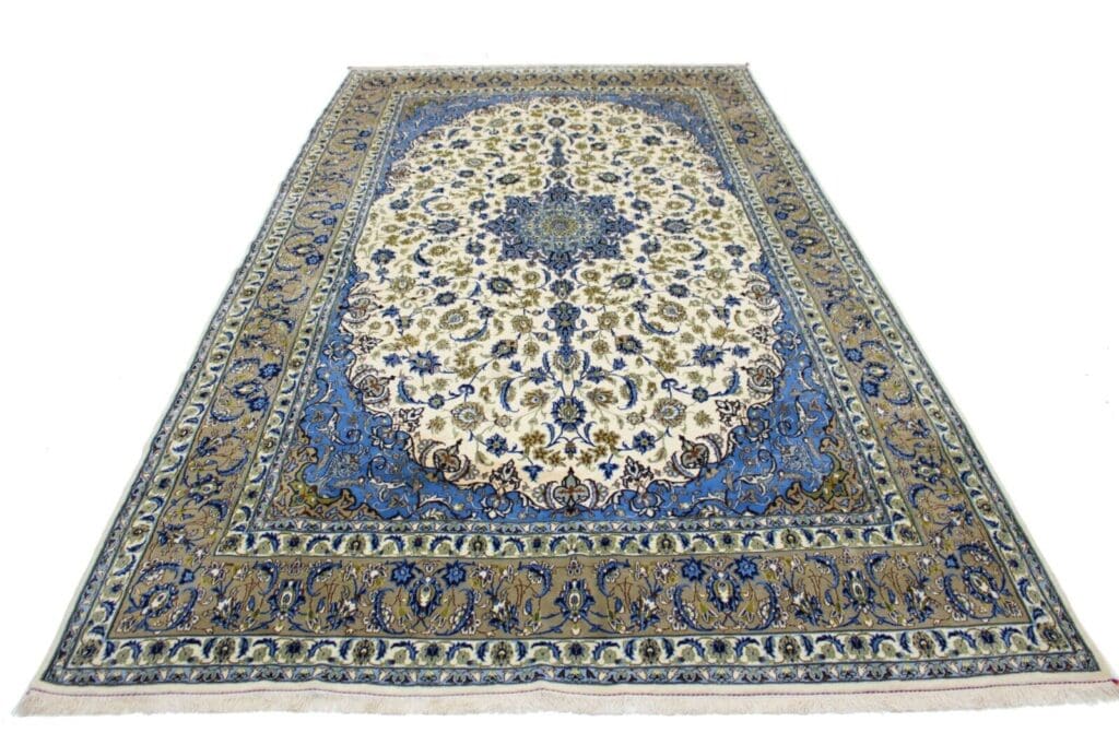 Perserteppich Isfahan 433 x 252 cm Wolle handgeknüpft