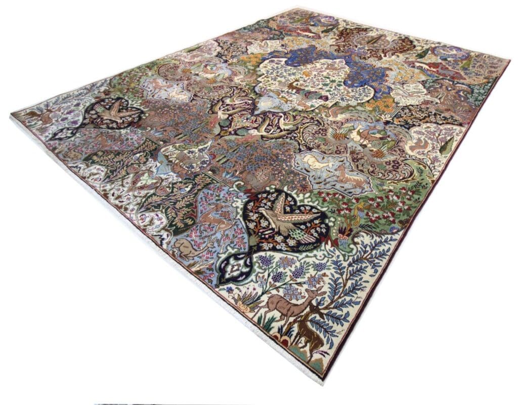 Perserteppich Kashmar 389 x 296 cm Wolle handgeknüpft