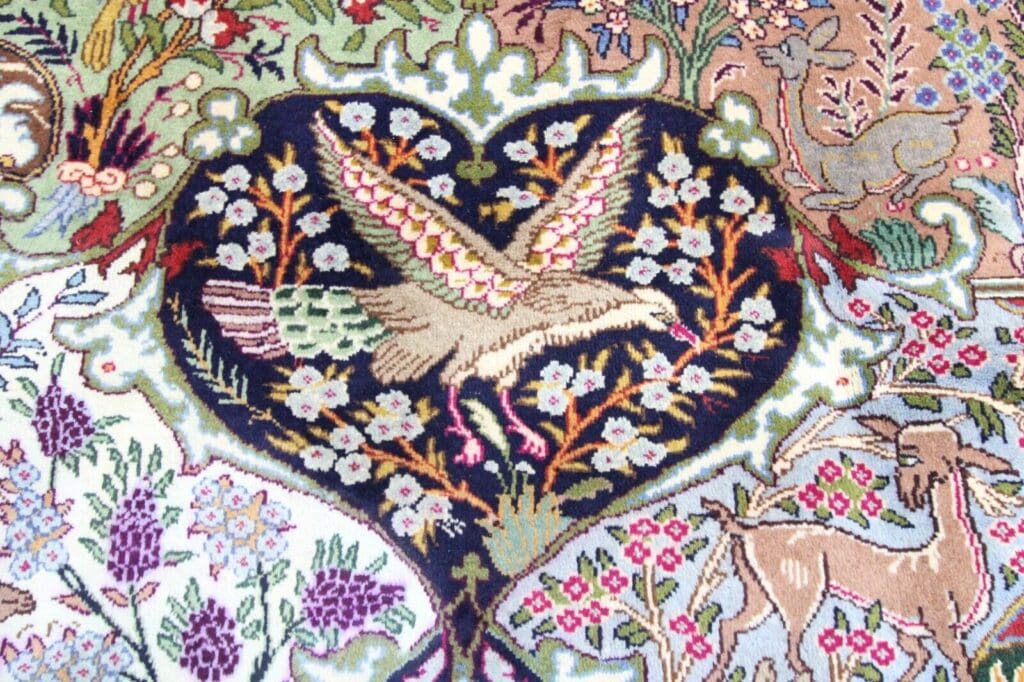 Perserteppich Kashmar 389 x 296 cm Wolle handgeknüpft