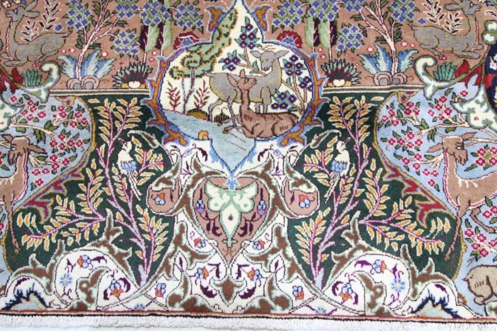 Perserteppich Kashmar 389 x 296 cm Wolle handgeknüpft