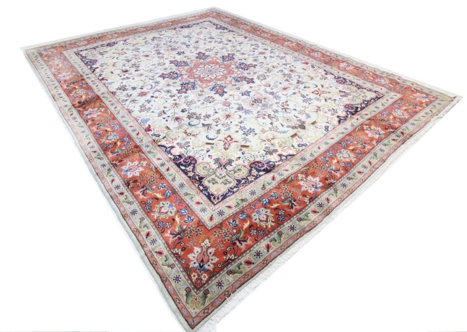 Perserteppich Tabriz 394 x 300 cm Wolle handgeknüpft