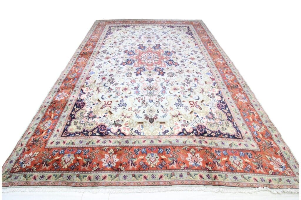Perserteppich Tabriz 394 x 300 cm Wolle handgeknüpft