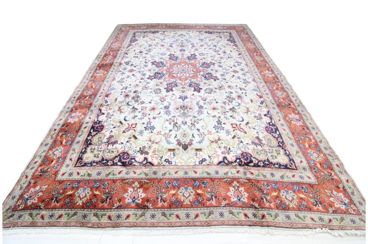 Perserteppich Tabriz 394 x 300 cm Wolle handgeknüpft