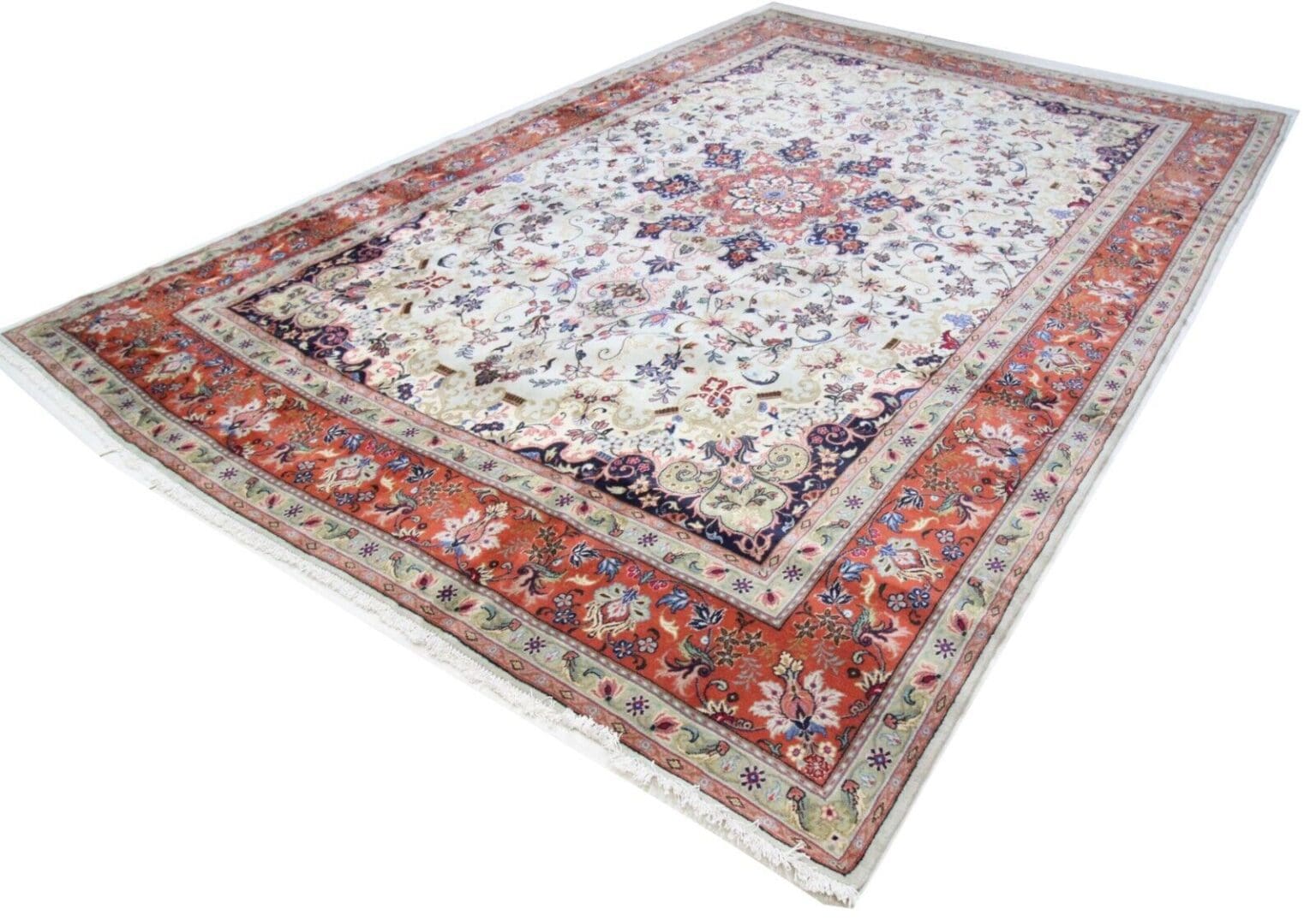 Perserteppich Tabriz 394 x 300 cm Wolle handgeknüpft