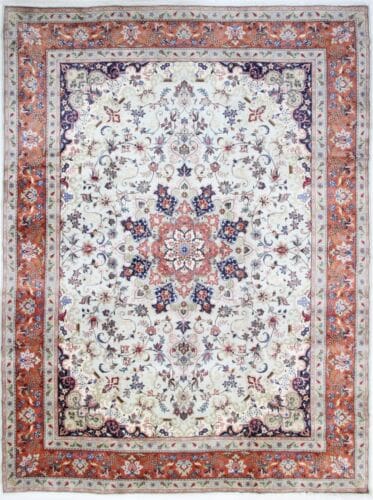 Perserteppich Tabriz 394 x 300 cm Wolle handgeknüpft