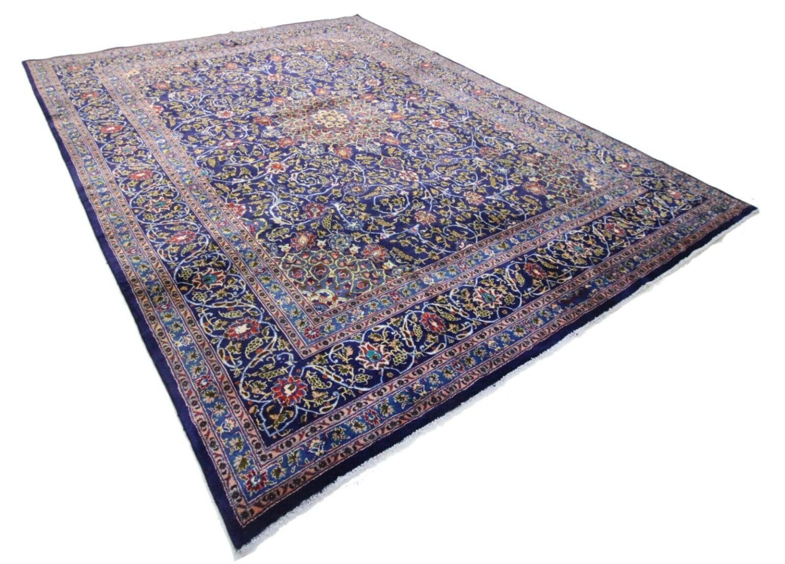 original-perserteppich-kashmar-378-x-293-cm-handgeknupft-wollteppich-3 Perserteppich Kashmar 378 x 293 cm Wolle handgeknüpft